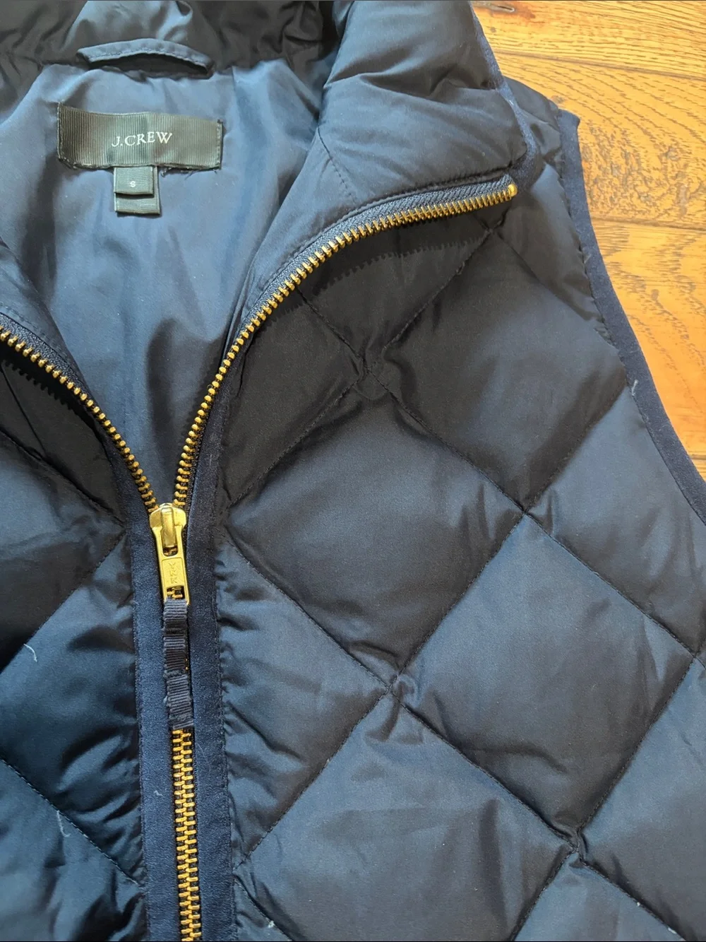 J. Crew sleeveless quilted